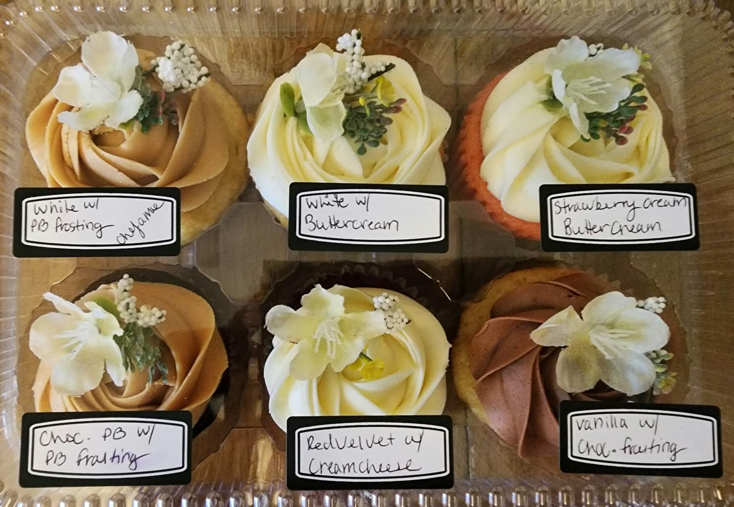 Wedding Cupcake Sampler from Kay & Rose Bakery